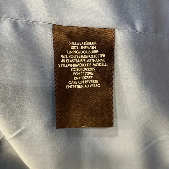 Alice + Olivia linen embroidered blazer size 4 - Picture 12 of 12